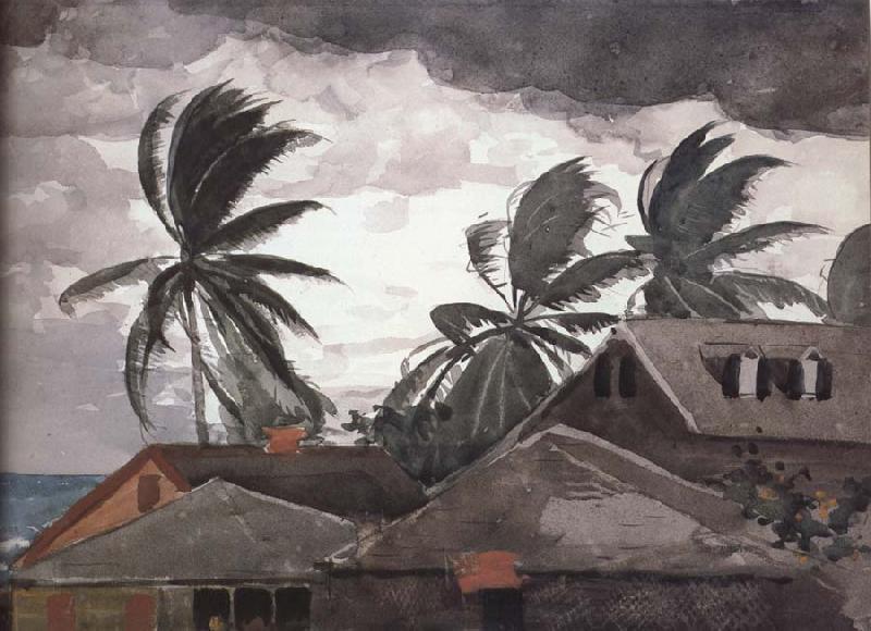 Winslow Homer Ouragan aux Bahamas France oil painting art